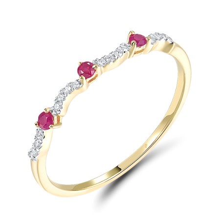 14KYW  Ruby Ring(R321573RUY14KYW)