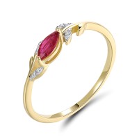 14KYW  Ruby Ring(R321575RUY14KYW)
