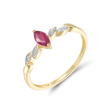 14KYW  Ruby Ring  (R321577RUY14KYW)