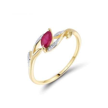 14KYW  Ruby Ring  (R321579RUY14KYW)