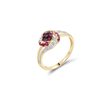 14KYWB  Ruby Ring(R321656RUY14KYWB)