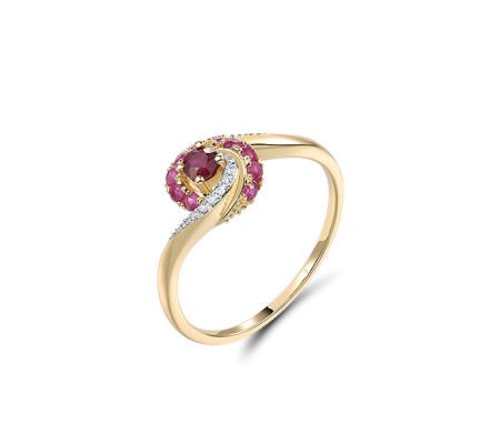 14KYW  Ruby Ring(R321657RUY14KYW)