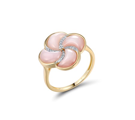 14KYW  Pink Shell Ring(R321704PMP14KYW)