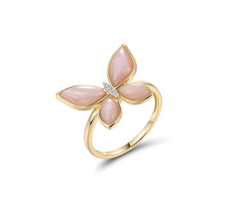 14KYW  Pink Shell Ring(R321706PMP14KYW)