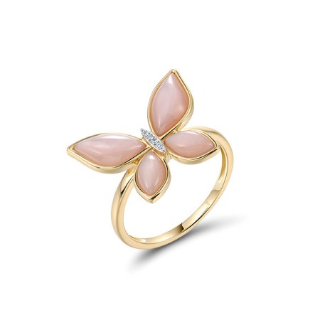 14KYW  Pink Shell Ring(R321706PMP14KYW)