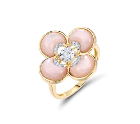 14TT  Pink Shell Ring(R321708PMP14TT)
