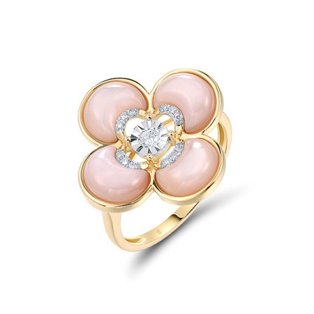 14TT  Pink Shell Ring(R321708PMP14TT)