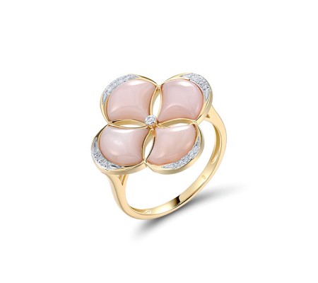 14KYW  Pink Shell Ring(R321709PMP14KYW)