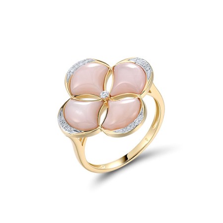 14KYW  Pink Shell Ring(R321709PMP14KYW)
