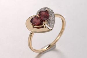 14KYW  Garnet Ring(R321734GAN14KYW)