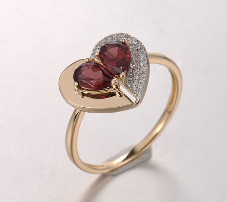 14KYW  Garnet Ring(R321734GAN14KYW)