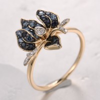 14KYWB  Blue Sapphire Ring(R321744SAP14KYWB)
