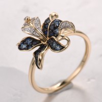 14KYWB  Blue Sapphire Ring(R321745SAP14KYWB)