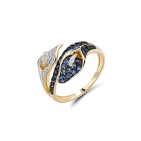 14KYWB  Blue Sapphire Ring(R321863SAP14KYWB)