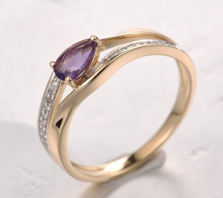 14KYW  Amethyst Ring(R321877AME14KYW)