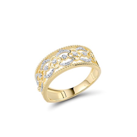 14KYW  Diamond Ring(R322010DIA14KYW)