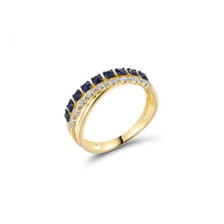 14KYWB  Blue Sapphire Ring(R322015SAP14KYWB)