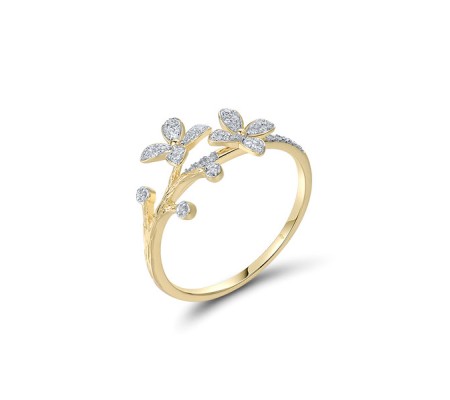 14KYW  Diamond Ring(R322126DIA14KYW)