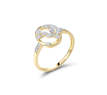 14KYW  Diamond Ring(R322130DIA14KYW) - US 6