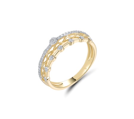 14KYW  Diamond Ring(R322166DIA14KYW)