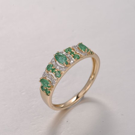 14KYW  Emerald Ring(R322197EMR14KYW)