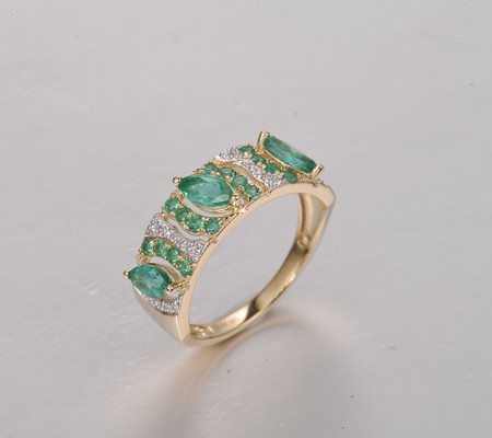 14KYW  Emerald Ring(R322198EMR14KYW)