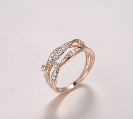 14KRW  Diamond Ring(R322233DIA14KRW)