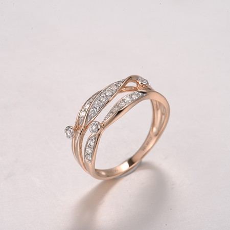 14KRW  Diamond Ring(R322233DIA14KRW)