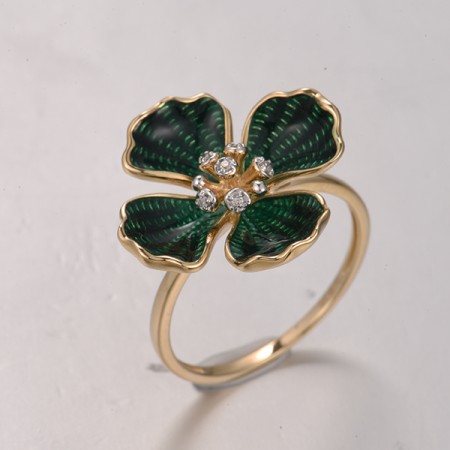 14KYW  Enamel Ring(R322301ENA114KYW)
