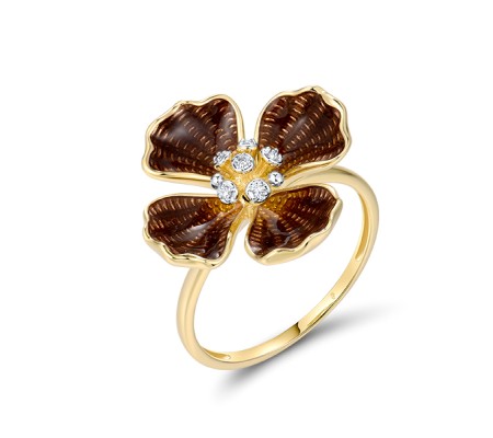 14KYW  Enamel Ring(R322301ENA14KYW)