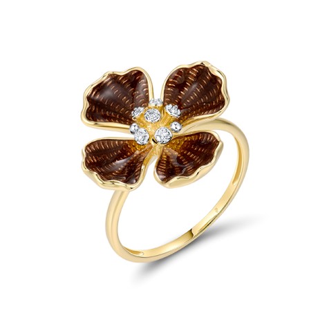 14KYW  Enamel Ring(R322301ENA14KYW)