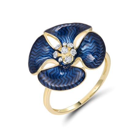 14KYW  Enamel Ring(R322302ENA14KYW)