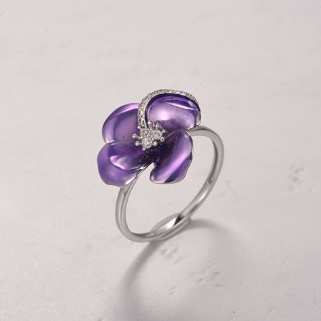 14KW  Enamel Ring(R322306ENA14KW)