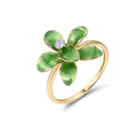 14KYW  Enamel Ring(R322307ENA14KYW)