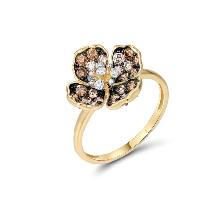 14KYWB  Brown Diamond,Diamond Ring(R322362BRW14KYWB)