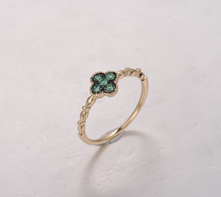 14KYB  Emerald Ring(R322365EMR14KYB)