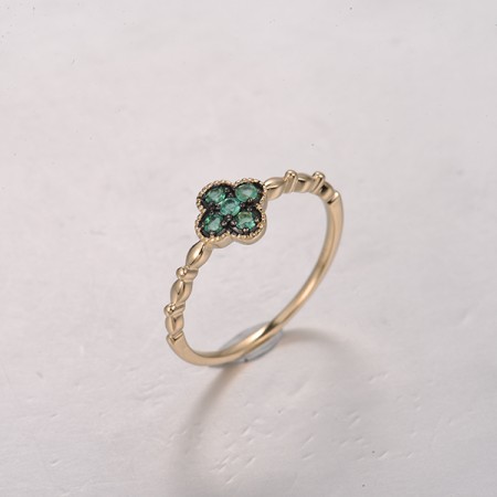 14KYB  Emerald Ring(R322365EMR14KYB)