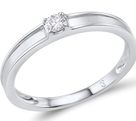 18KW Ring Diamond (R600012DIA18KW)
