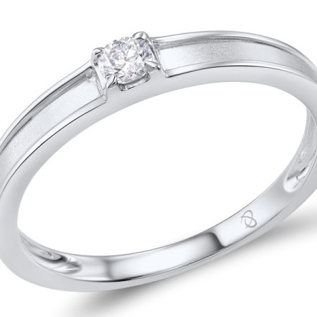 18KW Ring Diamond (R600012DIA18KW)