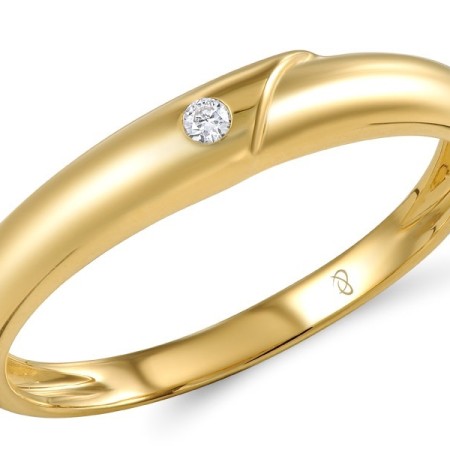 18KY Ring Diamond (R600014DIA18KY) - US 6