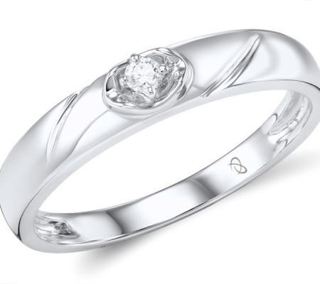 18KW Ring Diamond (R600015DIA18KW)