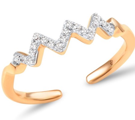 18KRW Ring Diamond (R600047DIA18KRW) - US 2