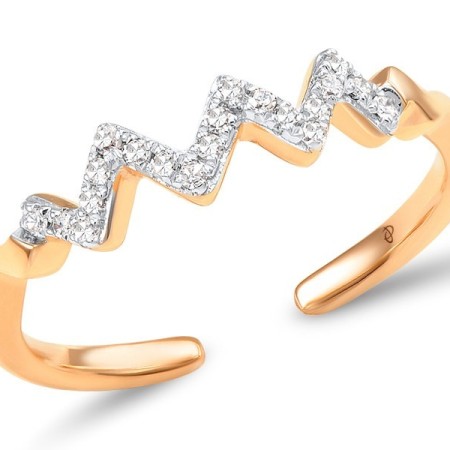 18KRW Ring Diamond (R600047DIA18KRW) - US 2