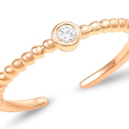 18KR Ring Diamond (R600049DIA18KR) - US 2