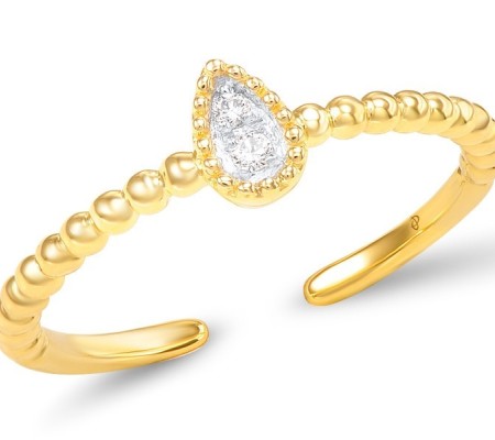 18KYW Ring Diamond (R600050DIA18KYW)