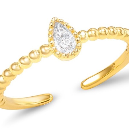 18KYW Ring Diamond (R600050DIA18KYW)