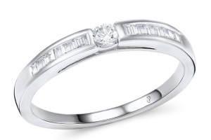 Sterling Silver Bridal Ring White Cubic Zirconia (S300778AWCZSL925)