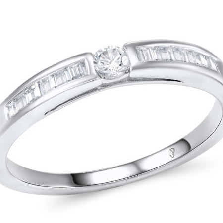 Sterling Silver Bridal Ring White Cubic Zirconia (S300778AWCZSL925)