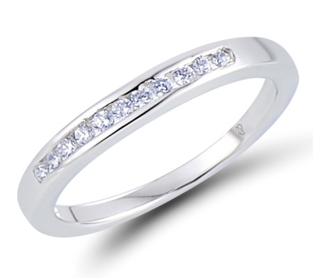 Sterling Silver Bridal Ring White Cubic Zirconia (S301061BWCZSL925) - US 5.5